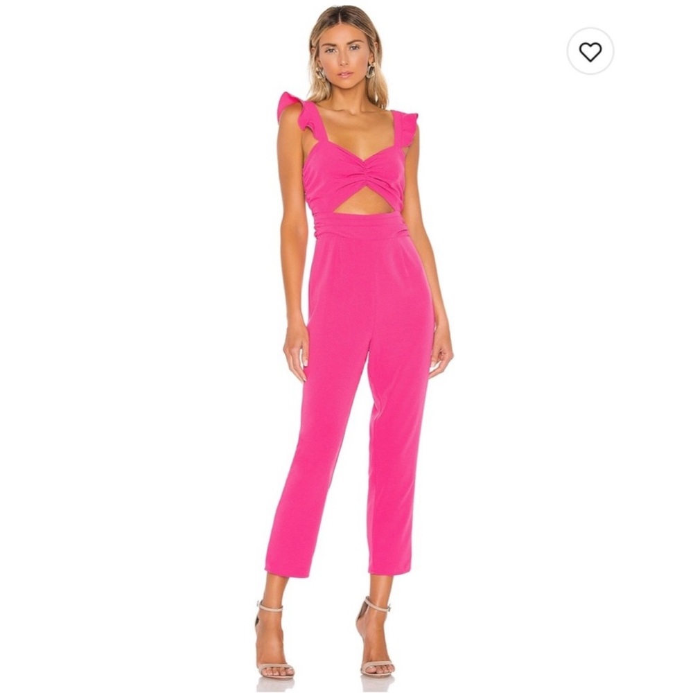 Lovers + Friends Knox Jumpsuit Pink